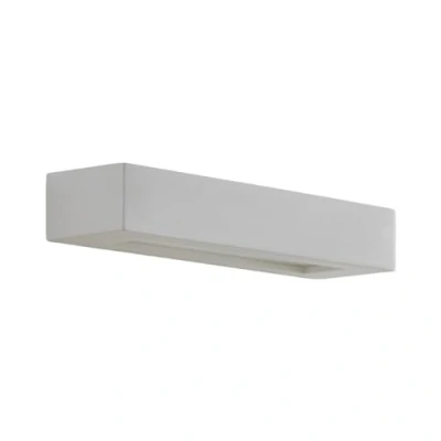 Imagen de Lámpara de pared &#039;Matteo&#039; (Moderno) en Blanco hecho Cerámica, Arcilla, Yeso e.o. para Salón &amp; Comedor (2 llamas, E14) Lindby aplique
