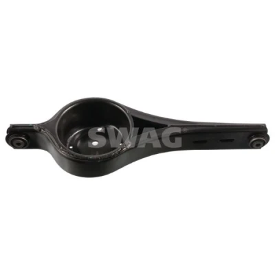 Imagen de SWAG 33 10 2972 Barra oscilante, suspensión de ruedas con apoyo Eje trasero izquierda, trasero, derecha Brazo oscilante transversal Chapa acero