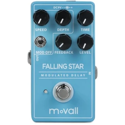Imagen de Movall MP 104 Falling Star Delay modulado, pedal de guitarra con retardo analógico