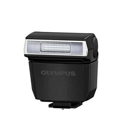 Imagen de Olympus FL LM3 Flash con Zapata para E M5 y Pen, Color Negro