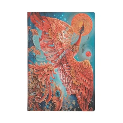 Imagen de Firebird (Birds of Happiness) Mini Lined Journal: Flexi softcover, 80 gsm, ribbon marker, memento pouch, book edge printing (Bird