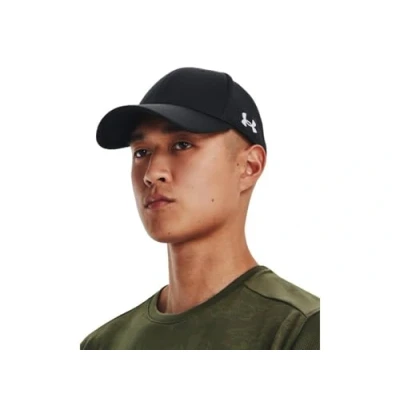 Imagen de Under Armour Gorra para hombre Team Blitzing 1376702 Black M/L, negro y blanco