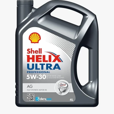Imagen de Shell Helix Ultra Professional, AG 5W 30 4L Aceite de motor 550046653 KIA: SORENTO 2, CARENS 4, Picanto III, OPEL: Astra H GTC, Corsa D Hatchback
