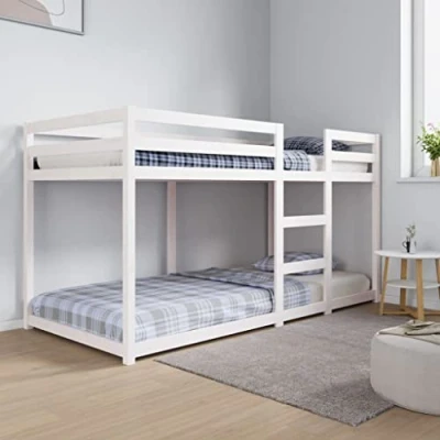 Imagen de vidaXL Litera de Madera Maciza Pino 90x200 cm