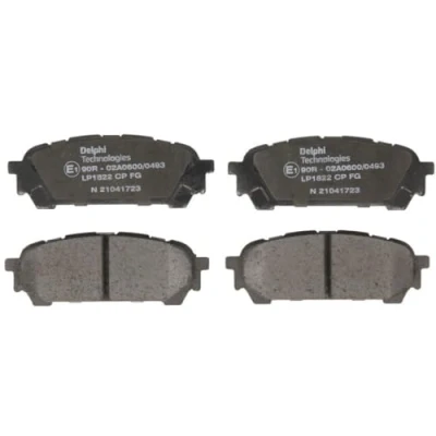 Imagen de DELPHI LP1822 Juego de pastillas freno con avisador acústico desgaste Chapa antichirridos accesorios SUBARU: Impreza II Berlina, Forester