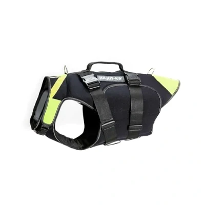 Imagen de Julius K9 16SWM IDC XL Arnés de perro multifuncional IDC, XL, Negro y Amarillo