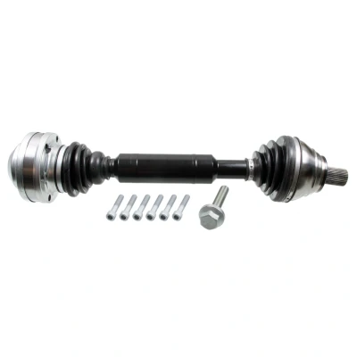 Imagen de FEBI BILSTEIN 181721 Árbol de transmisión Eje delantero, izquierda con tornillos VOLKSWAGEN: GOLF 6, Touran I, Passat B6 Berlina