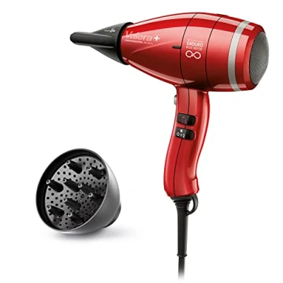Imagen de Valera, Swiss Nano4ever eQ, Secador de Pelo Profesional, Pequeño, Ligero y Silencioso, con Motor Digital, Diagnóstico Inteligente del Flujo Aire, Temperatura Ajustable, Ionizador, 2200W, Made