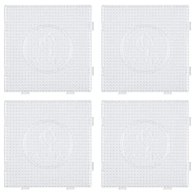 Imagen de La Manuli 4x Plantillas para Cuentas Planchar Midi (5mm) Bases Grandes de 14,5 cm