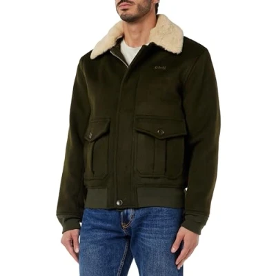 Imagen de Schott Airguard Chaquetas bomber, Hombre, Talla: XL, Khaki