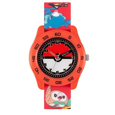 Imagen de Pokémon Reloj Analógico para Unisex niños de Cuarzo con Correa en Silicona POK9023
