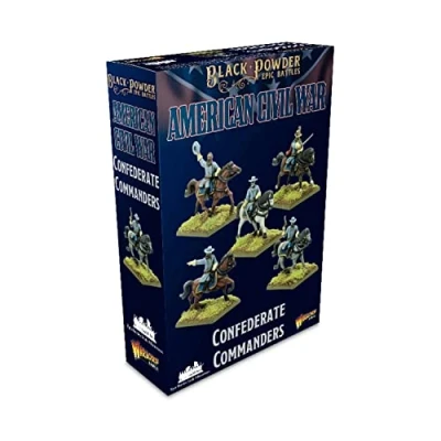 Imagen de Warlord Games Confederate Commanders Miniaturas épicas a Escala para Polvo Negro Altamente detalladas de la Guerra Civil Estadounidense Juegos Mesa