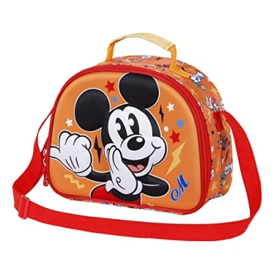 Imagen de Disney Karactermania Mickey Mouse Whisper Bolsa Portamerienda 3D, Azul
