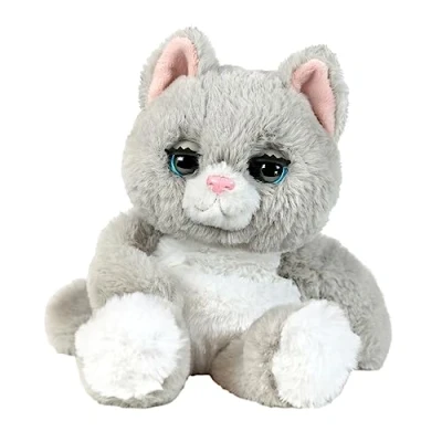 Imagen de My Fuzzy Friends Winks el Gato Dormilón, Juguete Mascota interactiva, Que se Duerme, con reacciones y Sonidos, Suave, blandito Flexible, para niños Desde 4 años, Famosa (MYE00111)