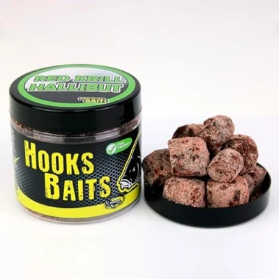 Imagen de Hook Pellets en polvo Pro Elite Baits Red Krill Halibut 14 20 mm
