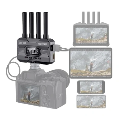 Imagen de Accsoon CineView HE TX Wireless Video &amp; Image Transmission System TRANSMITTOR Only for Set up Dual Transfer 2.4GHz/5GHz to 1200ft/350m iOS Android TIK Tok Youtube Live Streaming (1xT)