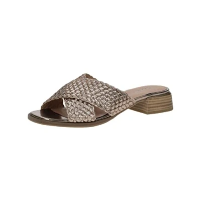 Imagen de Caprice Sandalias planas Taupe metallic, Mujer, Talla: 39, metallic Zapatos