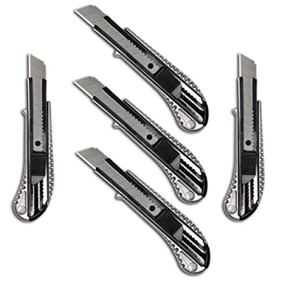 Imagen de Cúter de aluminio fundido con cuchilla 18 mm, multiusos
