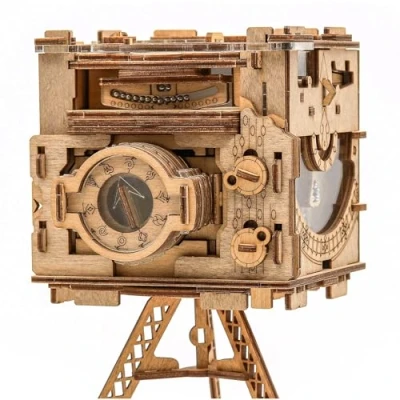 Imagen de iDventure Cluebox Pro La Cámara de Sherlock Juego Escape Room Puzzle 3D Madera Caja Secreta Japonesa Regalo Original para Dinero Boda Rompecabezas Originales Adultos