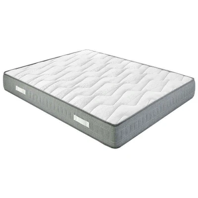 Imagen de Aznar Colchón de Muelles Ensacados Pocket V Spring Firmeza Alta Adaptable Visco 2cm Confortable Doble Capa Aislante Equilibrado Antibacterias Antialérgico 22cm Alto Tamaño 90x190cm