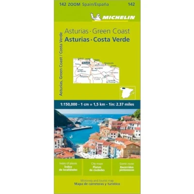 Imagen de Mapa Zoom Asturias, Costa Verde (11142): Straßen und Tourismuskarte 1:150.000