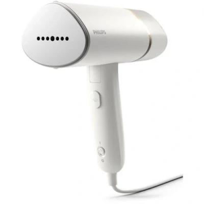 Imagen de Plancha de vapor vertical Philips STH3020/10, Compacta y Plegable, 1000 W, 0.12 l, 20 g/min, Calentamiento 30s, Blanco