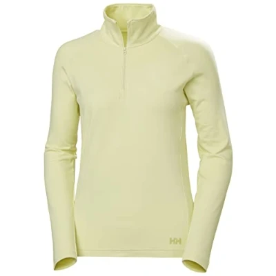 Imagen de Helly Hansen Mujer Camiseta Térmica Verglas Cremallera Cuello, L, Océano