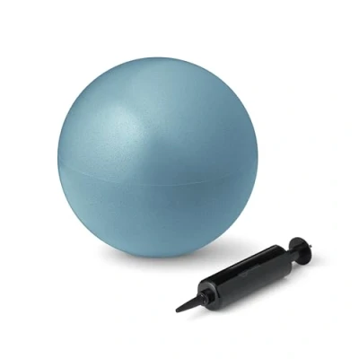 Imagen de Amazon Basics Minipelota de Pilates 22,9 cm, Pelota Ejercicio antiexplosión para Yoga, Entrenamiento del Tronco, Color Aguamarina