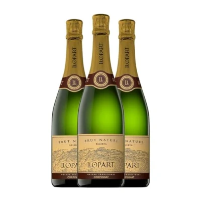 Imagen de Llopart Brut Nature Corpinnat Reserva 75 cl Espumoso blanco (Caja de 3 Botellas cl)
