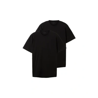 Imagen de TOM Tailor IM Doppelpack Camiseta básica, Hombre, Talla: Medium, Black
