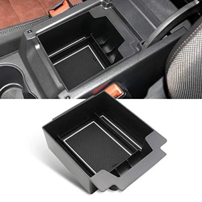 Imagen de YEE PIN Ateca 2023 Bandeja de Guantera Seat SUV 2016 Apoyabrazos Caja Consola Central, Reposabrazos Almacenar Artículos Pequeños Interior Accesorios