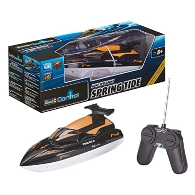 Imagen de Revell Control 24136 Spring Tide I Barco RC con remoto para niños y adultos a partir de 8 años batería iones litio horas diversión GHz Ideal principiantes
