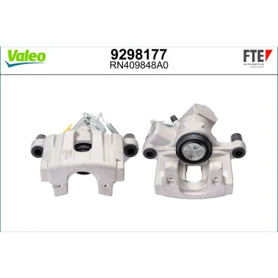 Imagen de FTE 9298177 Pinza de freno gris Aluminio Eje trasero, derecha sin soporte OPEL: Vectra C Berlina, Signum CC, Caravan, VAUXHALL: Mk2 CC
