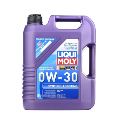 Imagen de Liqui Moly Synthoil Longtime 0W 30 5L Aceite de motor 8977 VOLKSWAGEN: Golf 4, 5, 7, MERCEDES BENZ: SL Cabrio, Clase C Berlina