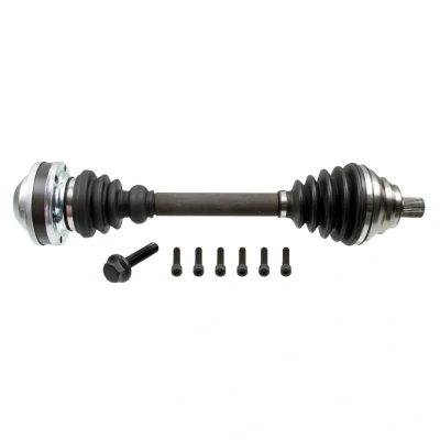 Imagen de FEBI BILSTEIN 183497 Árbol de transmisión Eje delantero, izquierda con tornillos VOLKSWAGEN: Golf 5, Touran I, Tiguan Allspace, SKODA: Kodiaq