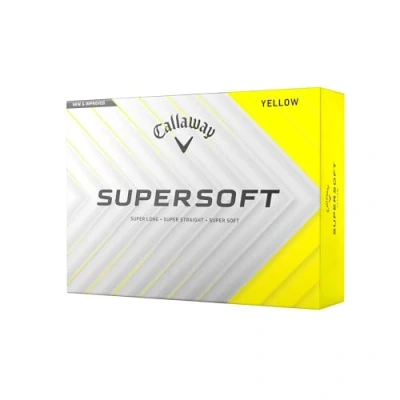 Imagen de Callaway New Supersoft 25, Bolas de Golf Colores (Amarillo)