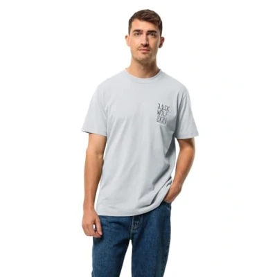 Imagen de Jack Wolfskin Tent T M Camiseta, Azul Claro, Hombre