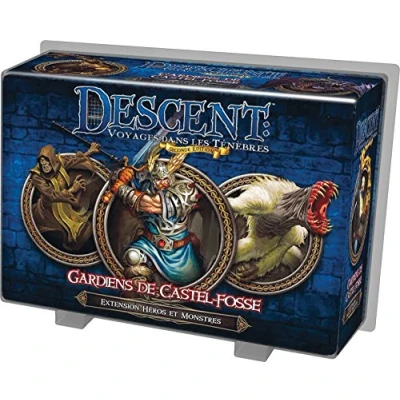 Imagen de Asmodee Fantasy Flight Games Descent Viaje en la Oscuridad Extensión Héroes y Monstruos Guardianes de Castel Fosse Segunda edición
