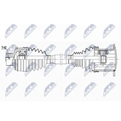 Imagen de Semi eje NTY NPW AU 037
