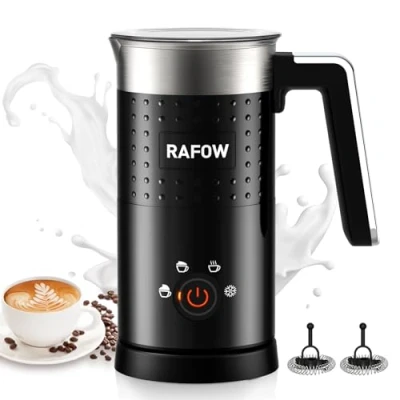 Imagen de Espumador de Leche Eléctrico 4 en 1 Automático 300 ml Gran Capacidad Vaporizador Silencioso para Espuma Fría Caliente Chocolate Latte Capuchino