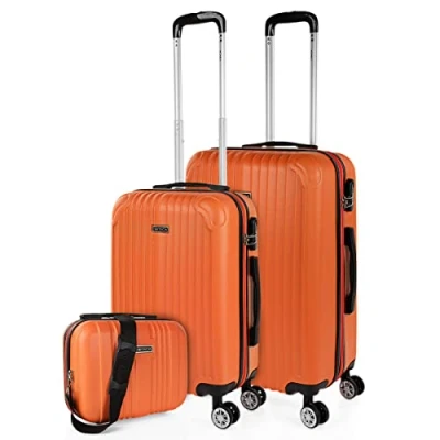 Imagen de Itaca Sevron Juego de maletas, Talla: One Size, Mandarina