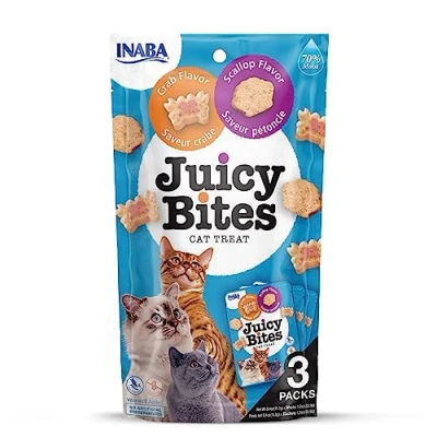 Imagen de Snacks para Perros INABA FOODS Churu Juicy Bites Fallop Crab 33,9G / 6