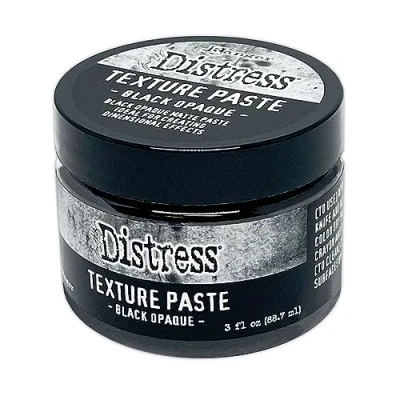 Imagen de Tim Holtz Ranger Pasta de textura Distress Negro opaco, 3 fl oz Jar