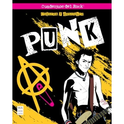 Imagen de Colorea y descubre Punk: Cuadernos del rock