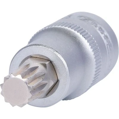 Imagen de KS TOOLS 911.1343 Piezas insertables de llave cubo DIN 3120, ISO 1174 M10 Acero cromo vanadio dentado exterior, interior moleteado