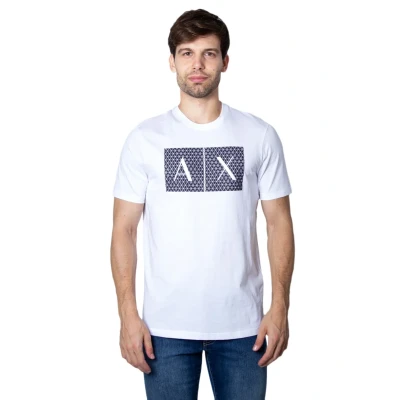 Imagen de Armani Exchange Camiseta estampada, Hombre, Talla: Small, White