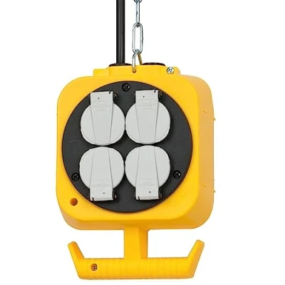 Imagen de Brennenstuhl 1151760 Extensión para generadores (5 m, Negro, Blanco, Amarillo, 230 V, Plástico)