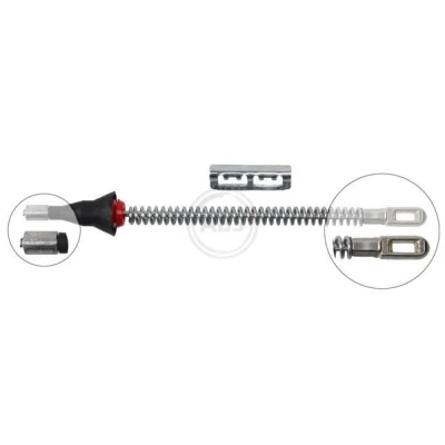 Imagen de A.B.S. K12016 Cable de Freno Mano 182 Tambor para dirección izquierda/derecha OPEL: Astra H Hatchback, GTC, Zafira A