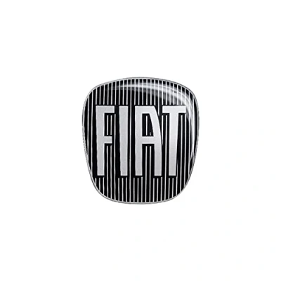 Imagen de Fiat 14186E Adhesivo 3D Reemplazo Logo Negro para Grande Punto, Trasero