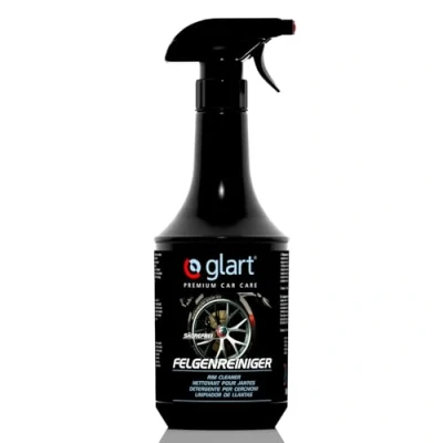 Imagen de Glart Limpiador de llantas para aluminio pintadas y mate, acero cromadas, 100% sin ácido, con indicador cuidado profesional automóviles, 1000 ml